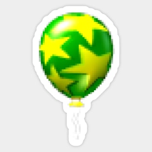 Green Balloon Sprite Sticker